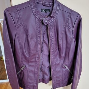 Purple Moto Jacket